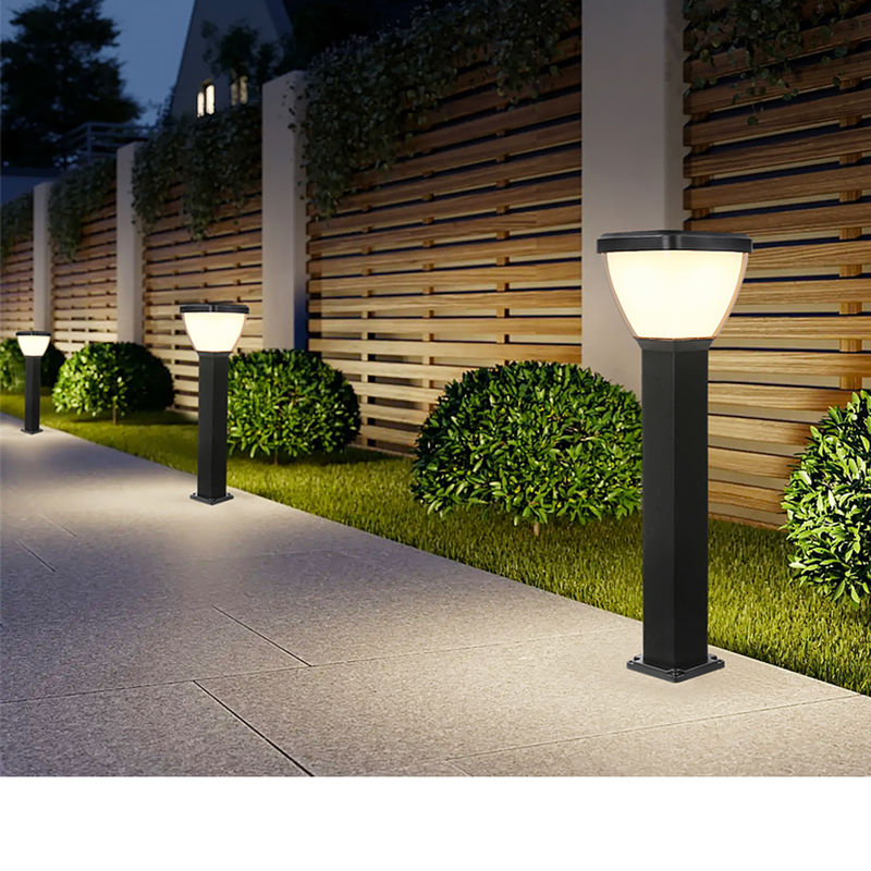 Waterproof Ip65 Solar Garden Light ภูมิทัศน์กันสนิมโคมไฟตกแต่ง Outdoor