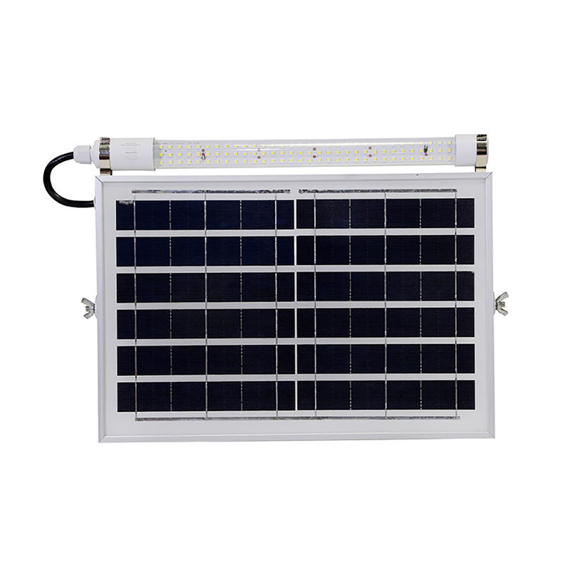 รีโมทคอนโทรล หลอดไฟฟลูออเรสเซนต์พลังงานแสงอาทิตย์ 60W Outdoor Garde Tube ควบคุมด้วยปุ่ม