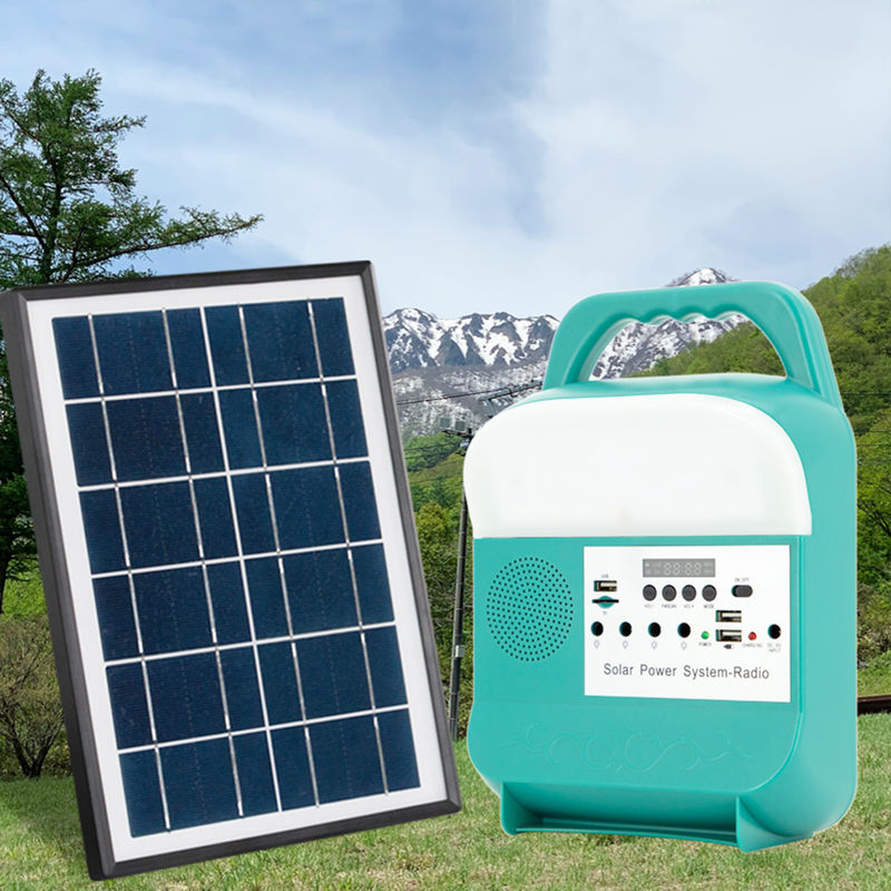 ระบบไฟบ้านพลังงานแสงอาทิตย์ขนาดเล็ก 6000mah สำหรับชุดอินเวอร์เตอร์ในร่ม Off Grid