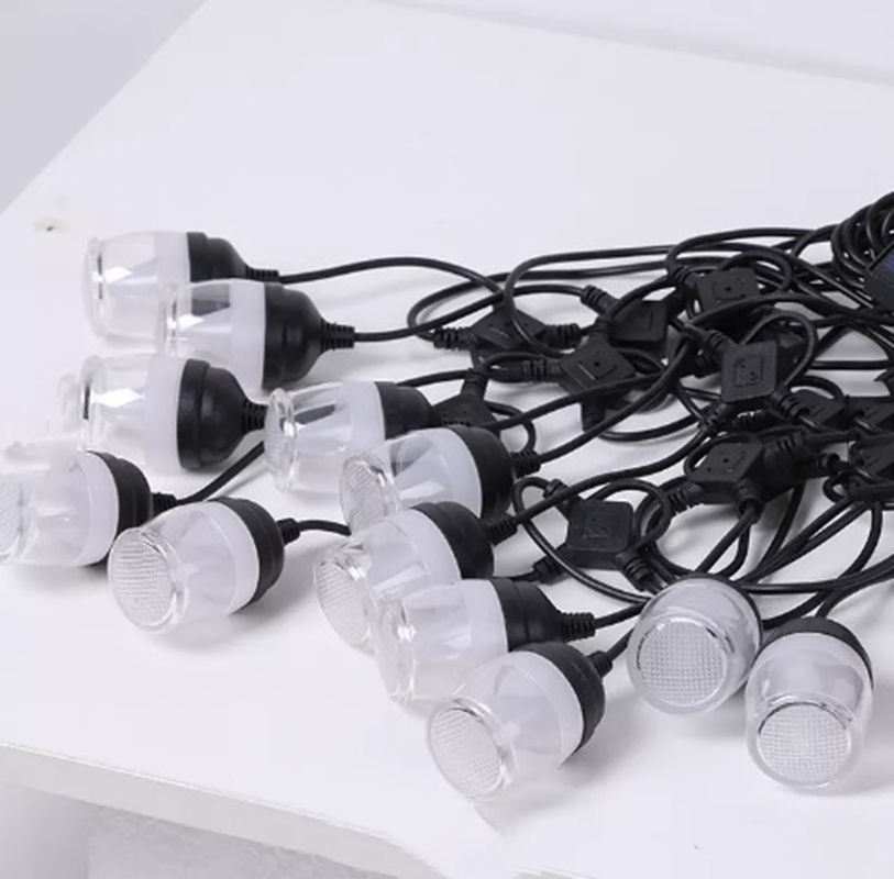 ไฟ LED พลังงานแสงอาทิตย์ตกแต่งกลางแจ้ง RGB Light Party Patio Backyard Cafe กันน้ำ IP65