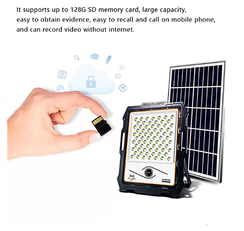 ความสว่างสูง Ip65 นำแสงน้ำท่วมพลังงานแสงอาทิตย์กลางแจ้งกันน้ำ 200w 300w ลูเมนสูง