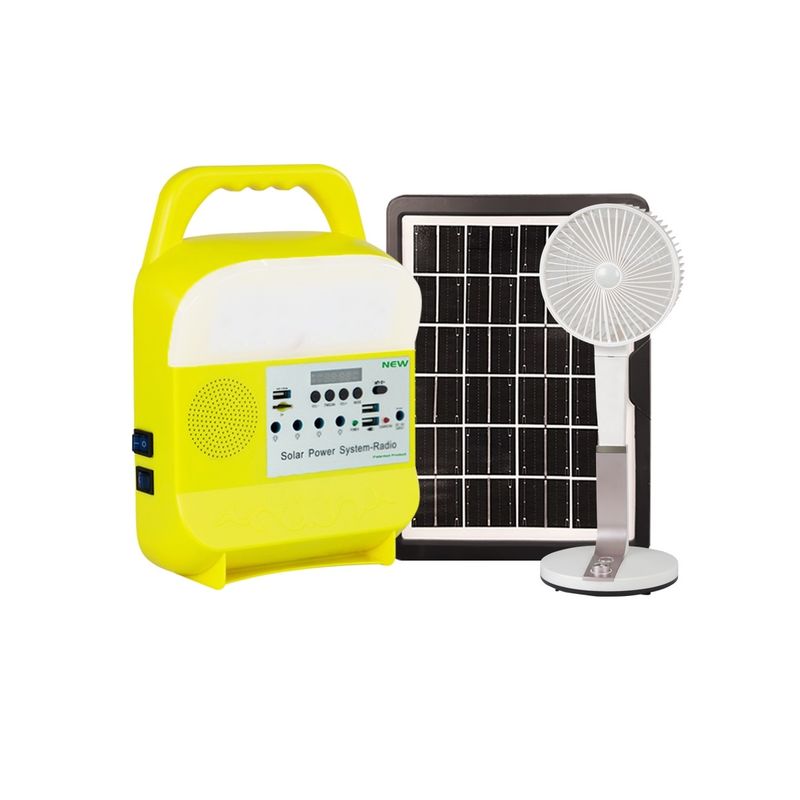 5W Complete Off Grid Solar Portable Led Lighting สำหรับการผลิตพลังงานในบ้าน