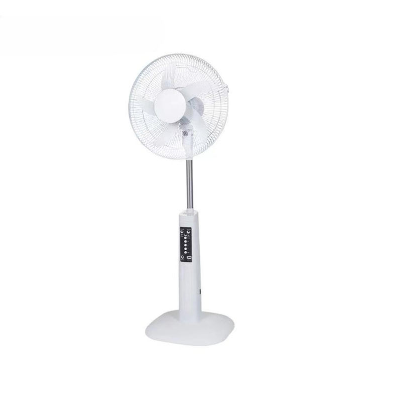 16'' พัดลมพลังงานแสงอาทิตย์กลางแจ้ง 5 ใบแบบชาร์จไฟได้ 9V 25W 50 / 60Hz พลังงานง่าย