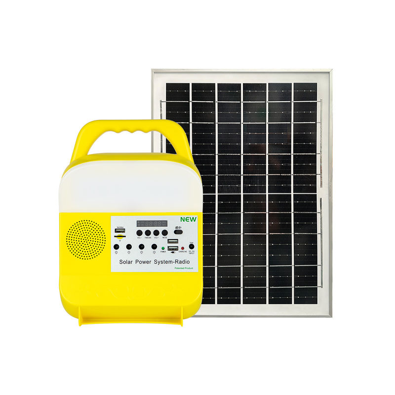 8000mah หลอดไฟพลังงานแสงอาทิตย์ 5W / * 3 ชิ้น LED 17.1 * 8 * 25 ซม. SRE-6820 ขับเคลื่อนในร่ม
