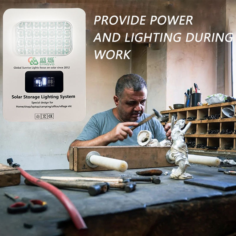 ระบบผลิตพลังแสงอาทิตย์แบบพกพา 180W 12V สําหรับการใช้ในบ้านในกลางแจ้ง SRE-938 16V เครื่องผลิตพลังแสงอาทิตย์แบบพกพา12.5AH