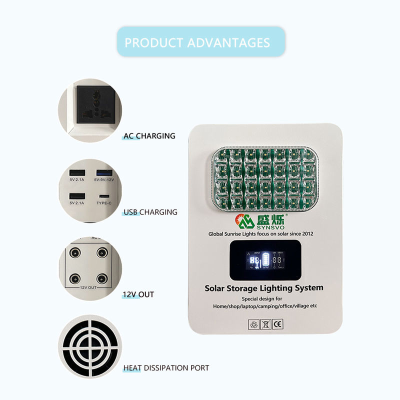 180W / 300W โซลาร์แพนเนล ระบบพลังงาน IP65 ตู้แยก Off Grid ไฮบริดโซลาร์อินเวอร์เตอร์