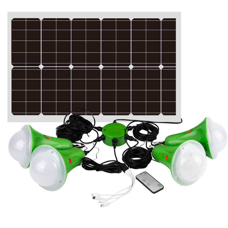 5V-6V แสงแสงแสงอาทิตย์ที่พกพาสําหรับแคมป์ 6500-7000K อุณหภูมิสี