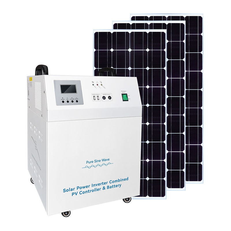 เครื่องกําเนิดไฟฟ้าพลังแสงอาทิตย์ 100W 50Hz/60Hz พร้อมระบบไฟฟ้าไฟฟ้าแบตเตอรี่ที่ได้รับการรับรอง ISO