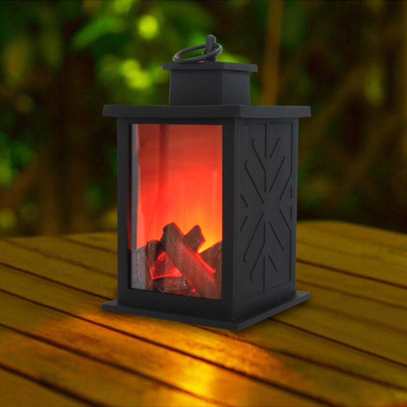 OEM ODM Garden ไฟตกแต่งพลังงานแสงอาทิตย์ Flame Lanterns สำหรับการตั้งแคมป์กลางแจ้ง