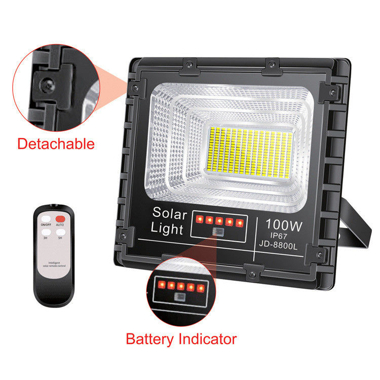 LED Garden Outdoor Solar Flood Light Motion Sensor ขับเคลื่อนด้วยระบบควบคุมแสงอัจฉริยะ