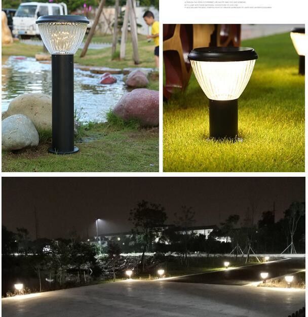 ไฟ LED สวนพลังงานแสงอาทิตย์กันน้ำ 5W สำหรับลานกลางแจ้ง Patio Driveway Garden Pathway