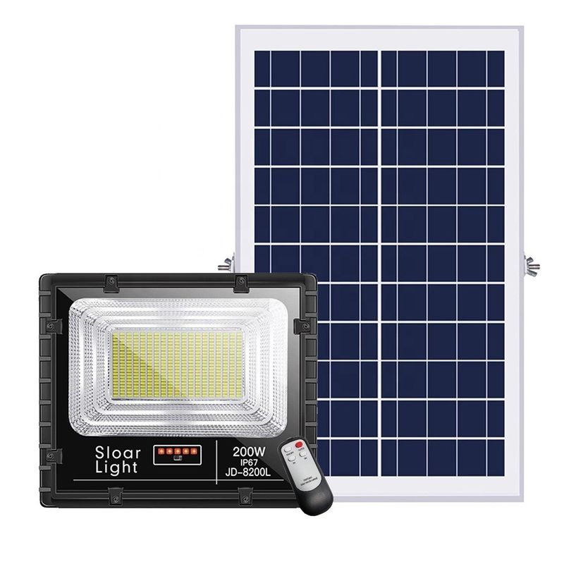 LED Garden Outdoor Solar Flood Light Motion Sensor ขับเคลื่อนด้วยระบบควบคุมแสงอัจฉริยะ