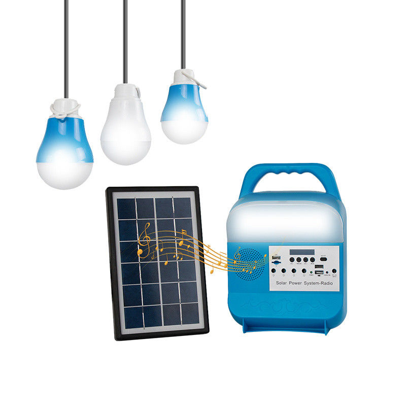 DC Solar System ระบบแผงเซลล์แสงอาทิตย์แบบพกพาสำหรับเครื่องชาร์จพลังงานแสงอาทิตย์ภายในบ้าน