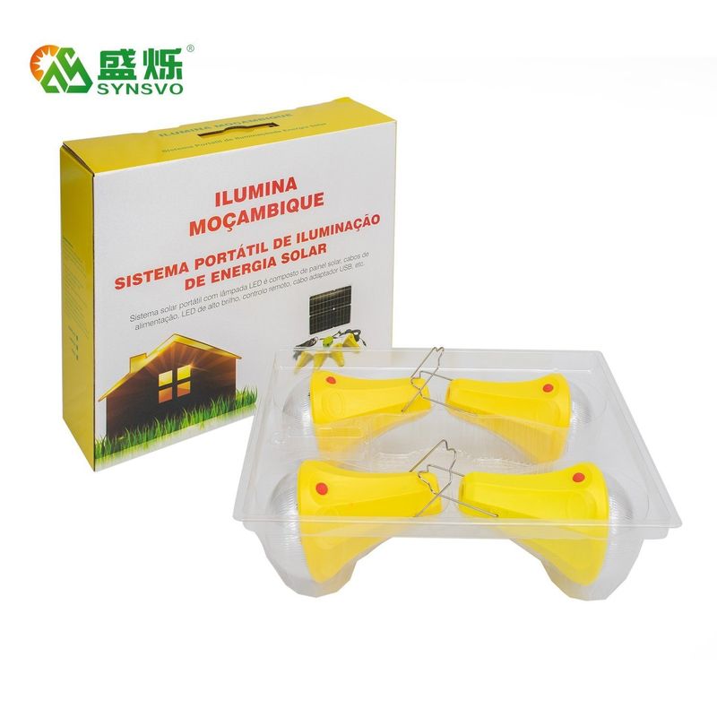 รีโมทคอนโทรล 435lum Solar Mini Home Lighting System 14Hrs ถึง 48Hrs เวลาทำงาน
