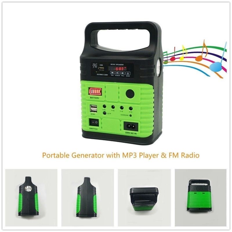 วิทยุ FM พลังงานแสงอาทิตย์ Solar Kit off Grid Solar System ชุดไฟบ้านพลังงานแสงอาทิตย์ 10W Global Sunrise Lights