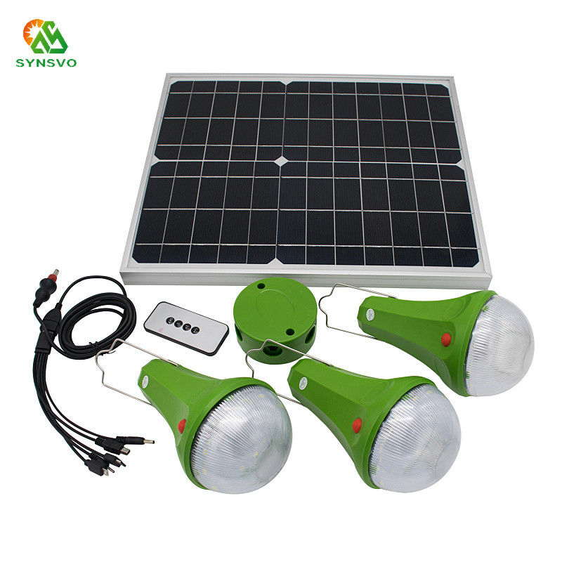 9W Solar Powered LED Shed Lights รีโมทคอนโทรลระบบไฟพลังงานแสงอาทิตย์สำหรับ Home