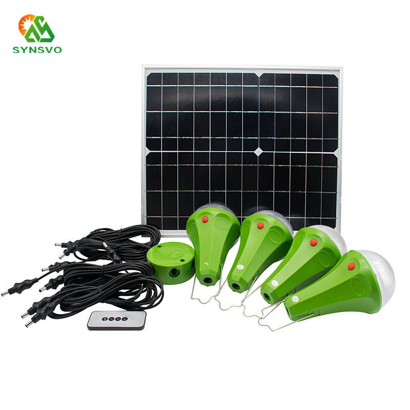 9W Solar Powered LED Shed Lights รีโมทคอนโทรลระบบไฟพลังงานแสงอาทิตย์สำหรับ Home