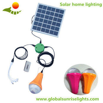 Global Sunrise 6W 6V แผงโซลาร์เซลล์ Led Light Kit 11Hrs ถึง 30Hrs เวลาทำงาน