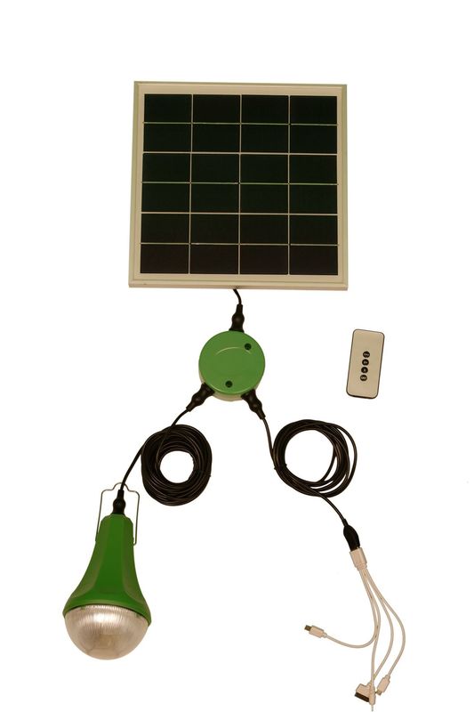 Global Sunrise 6W 6V แผงโซลาร์เซลล์ Led Light Kit 11Hrs ถึง 30Hrs เวลาทำงาน