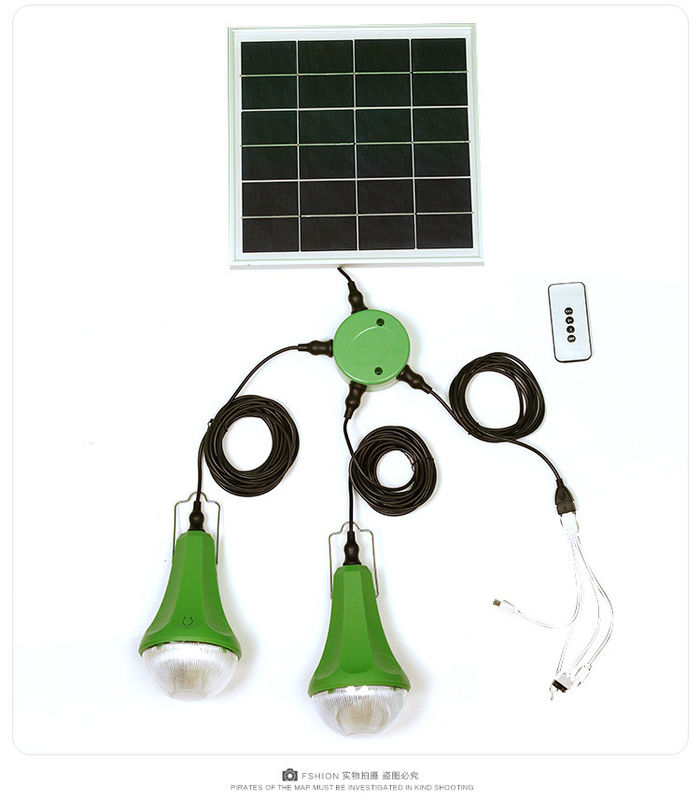 Global Sunrise 6W 6V แผงโซลาร์เซลล์ Led Light Kit 11Hrs ถึง 30Hrs เวลาทำงาน