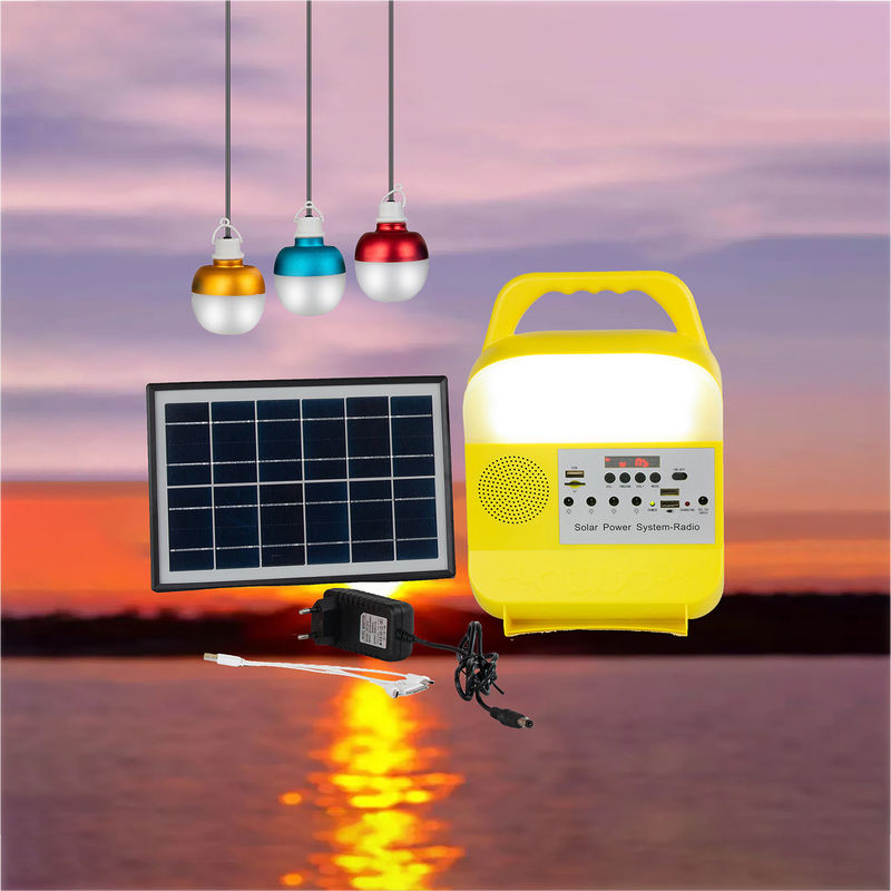 ไฟฉุกเฉินพลังงานแสงอาทิตย์ 5W 6V 3PCS สำหรับพื้นที่ขาดแคลนไฟฟ้า