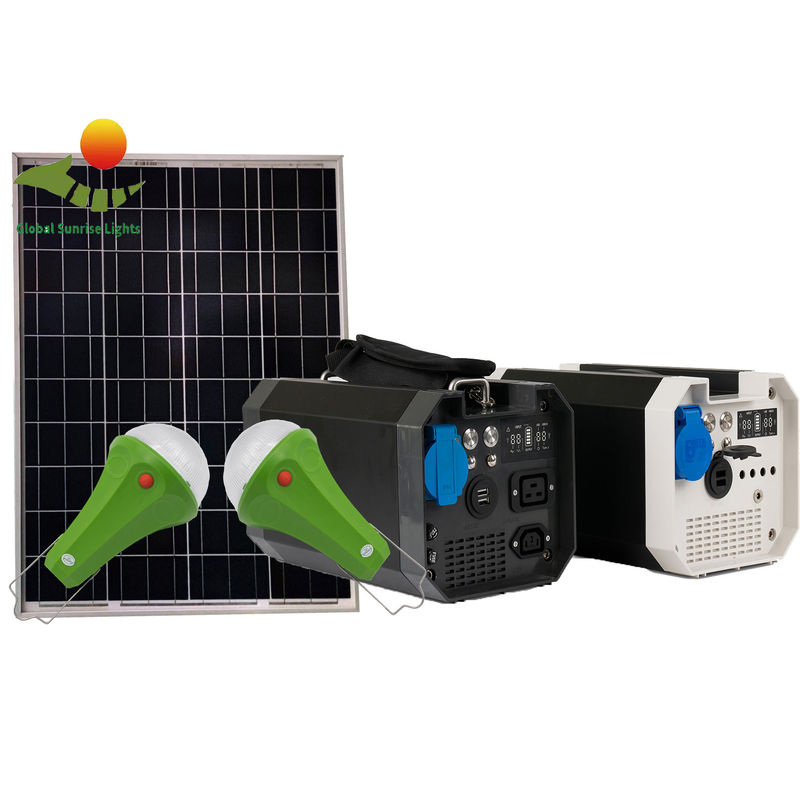 99.9% MPPT 500W เครื่องกำเนิดไฟฟ้าพลังงานแสงอาทิตย์แบบพกพาขนาดเล็กพร้อมแผงโซลาร์เซลล์