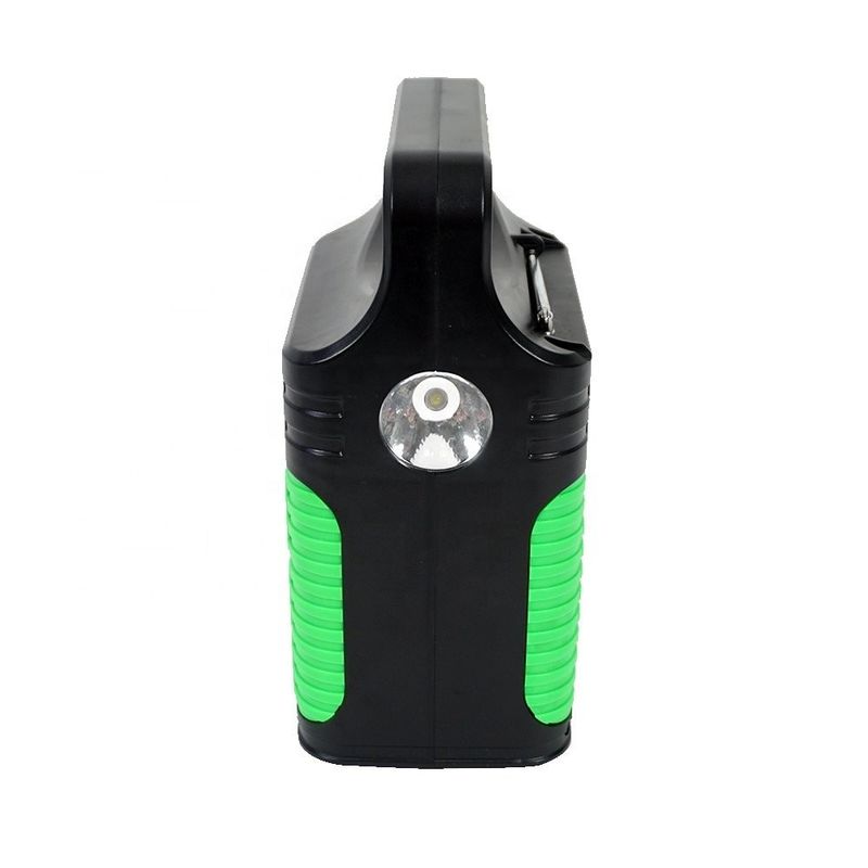 7500mah 10W 6V แผงพลังงานแสงอาทิตย์ระบบไฟภายในอาคารชุดโคมไฟพลังงานแสงอาทิตย์พร้อมวิทยุ FM MP3