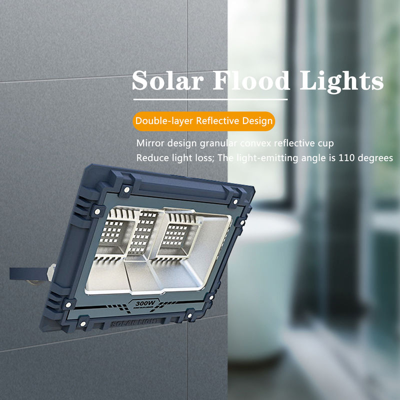 ไฟป้ายโฆษณาพลังงานแสงอาทิตย์กลางแจ้ง IP65 200w 300w 500w 800w RGB Led Solar Spot Light