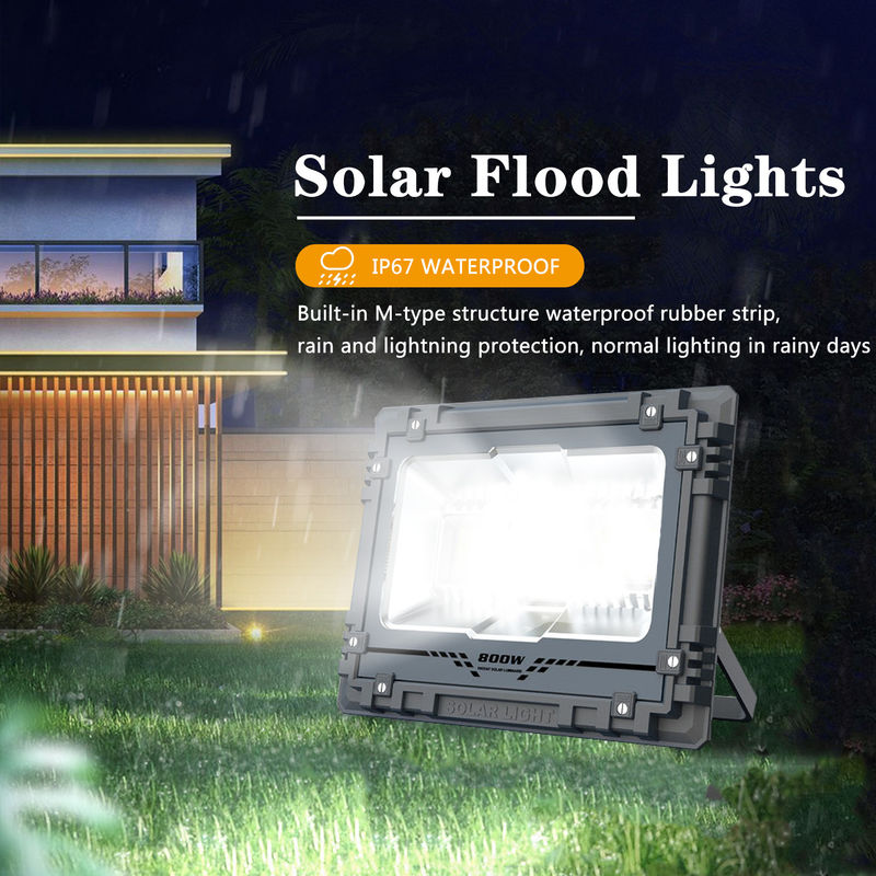 ไฟป้ายโฆษณาพลังงานแสงอาทิตย์กลางแจ้ง IP65 200w 300w 500w 800w RGB Led Solar Spot Light