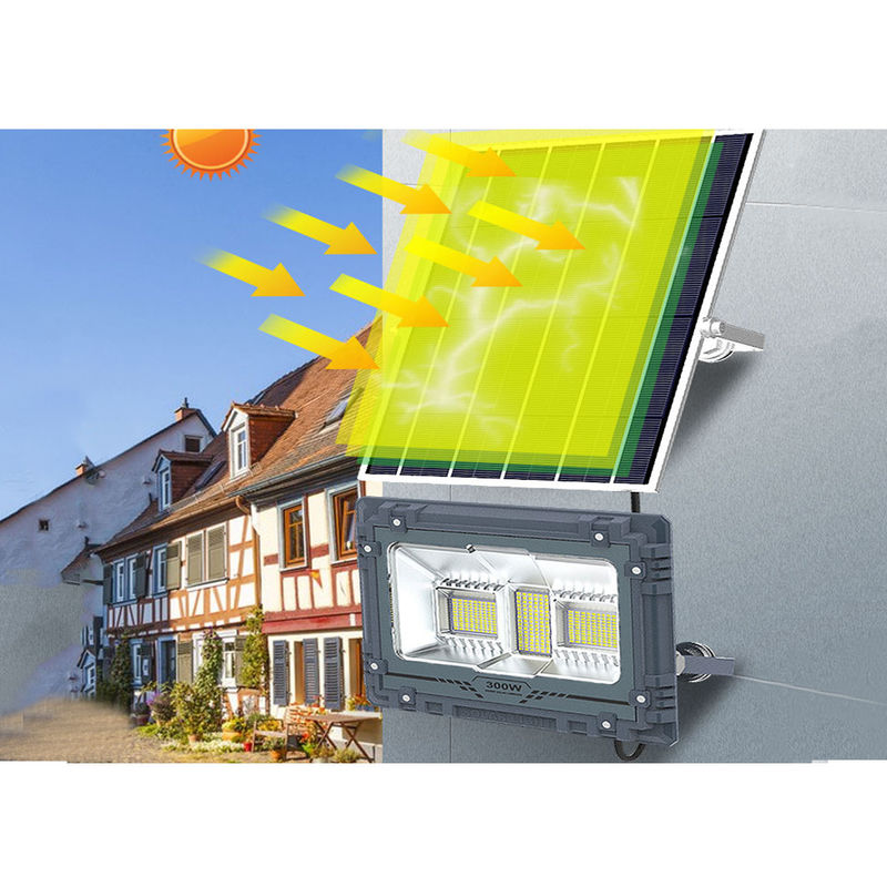 Synsvo Solar Power LED Floodlight Off Grid พร้อมเซนเซอร์ 500W Solar Billboard Light