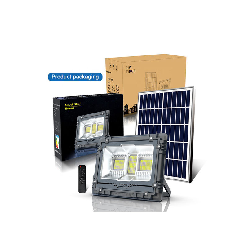 300W 600W Solar Wall Flood Light Outdoor Sensor Waterproof Garden Led DC 6V