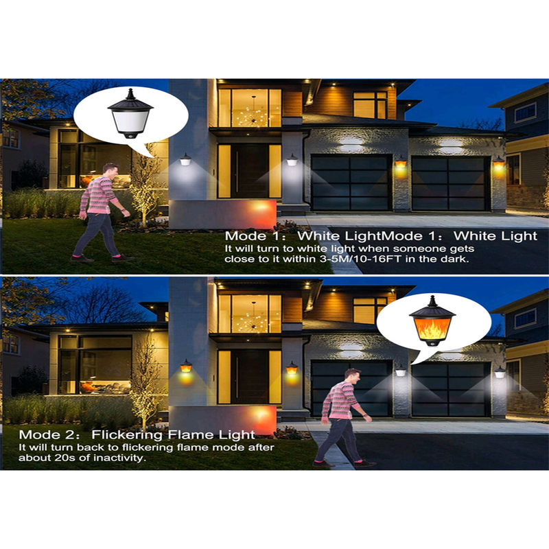 ลานเปลวไฟริบหรี่ไฟติดผนังโคมไฟแขวนตกแต่งกลางแจ้งไฟ LED เคลื่อนย้ายโคมไฟ