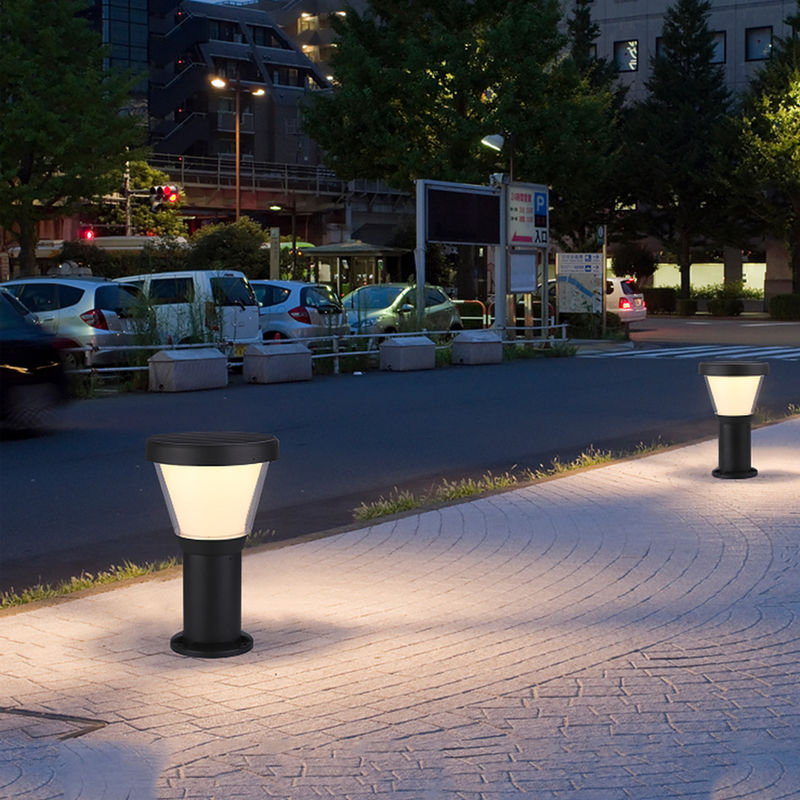 โมโนคริสตัลซิลิคอน 5V ไฟสวนพลังงานแสงอาทิตย์ตกแต่งโคมไฟ All In One Park