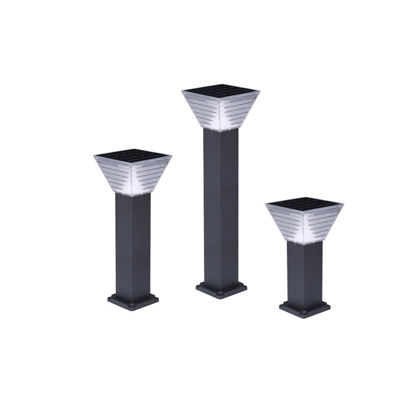 Minimalist 7W LED ไฟสวนพลังงานแสงอาทิตย์ตกแต่งภูมิทัศน์โคมไฟสนาม LED โคมไฟสนามหญ้า