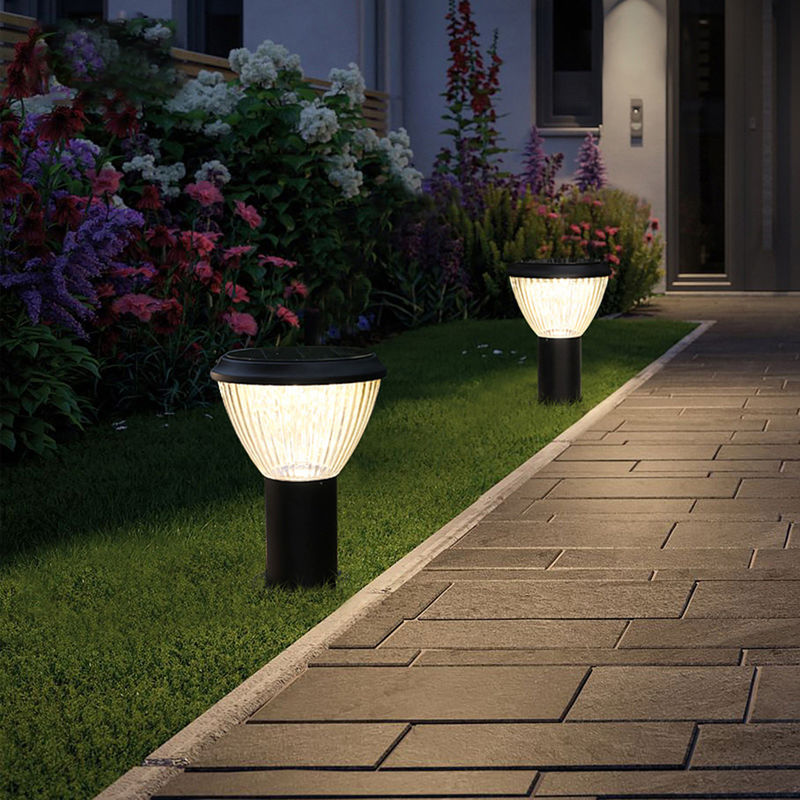 ไฟ LED กลางแจ้ง สวน ระบบไฟส่องสว่างแนวนอนแรงดันต่ำ โคมไฟ Sun Light