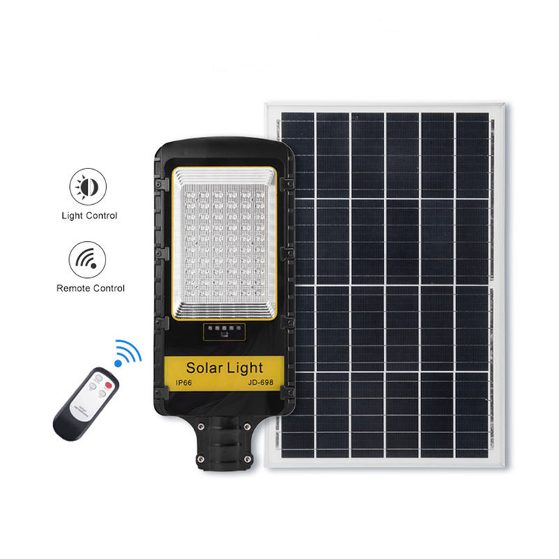 ระบบพลังงานแผงโซลาร์เซลล์แบบรวม LED IP66 ไฟถนนวัตต์ทั้งหมด