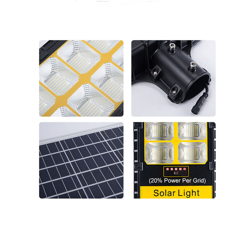 ระบบพลังงานแผงโซลาร์เซลล์แบบรวม LED IP66 ไฟถนนวัตต์ทั้งหมด