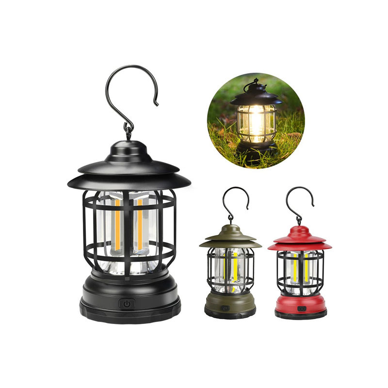 Mini Retro Solar Garden Light เต็นท์โคมไฟขนาดกะทัดรัดกลางแจ้ง Led 13*12*20cm