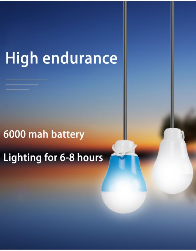 New Multi-Functional Solar Rechargeable Light Night Market Stall Light LED Household Power Outage Emergency Bulb Light