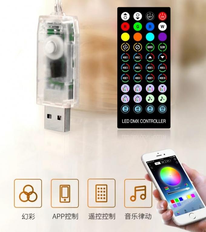 LED String Lights Smart Bluetooth Remote APP Control Halloween Wedding Party festival Christmas