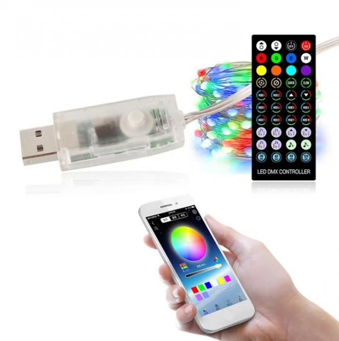 LED String Lights Smart Bluetooth Remote APP Control Halloween Wedding Party festival Christmas