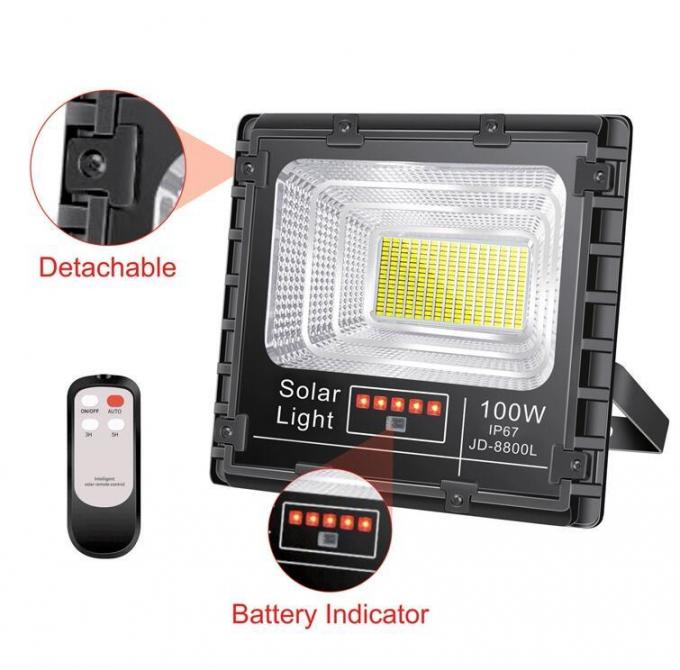 300W High Quality Aluminum Alloy Solar Flood Lights Battery Replaceable High Bright Solar LED Flood Light