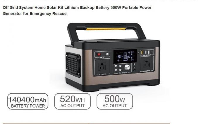 New Portable Solar Energy System Kit Charging Station Solar Power Inverter