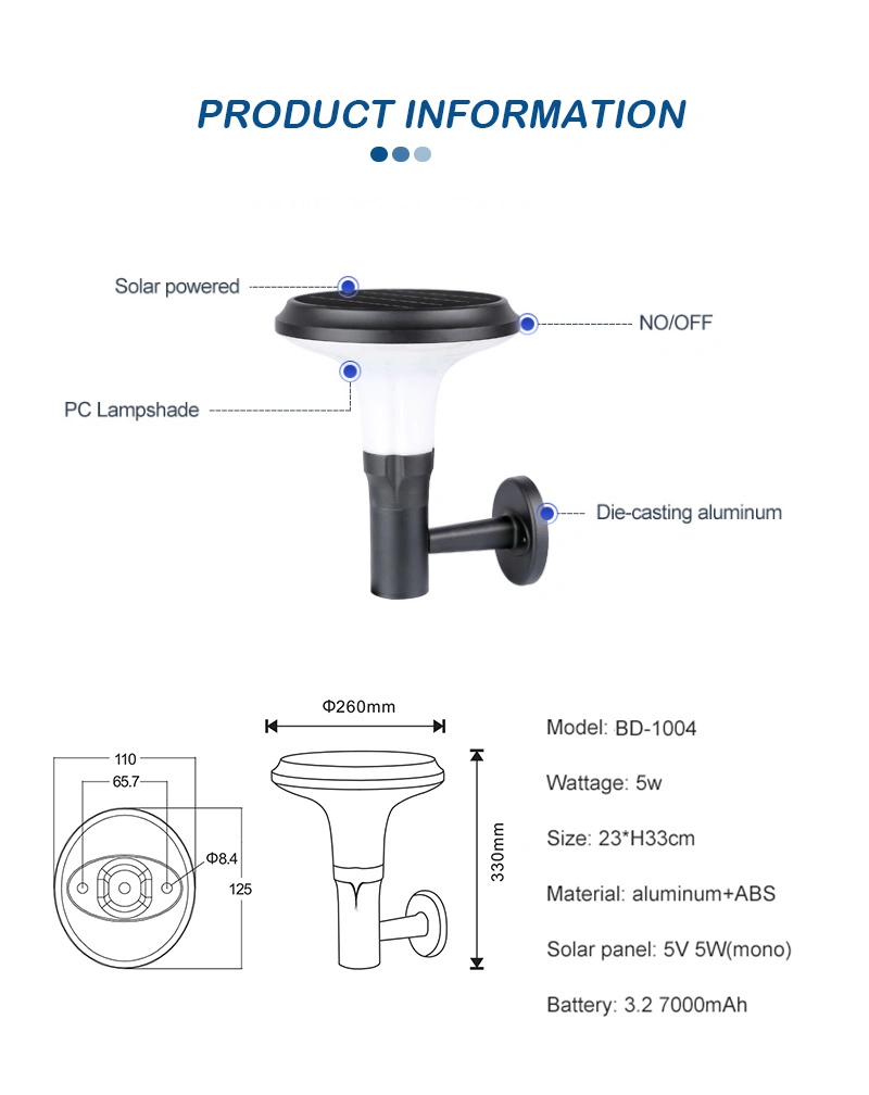 Chinese Factory Direct Low-Cost Outdoor Solar Garden Lamp LED Waterproof Solar Wall Lamp Solar Light